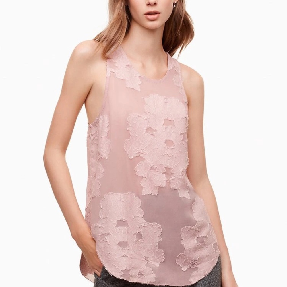 Wilfred mauve floral blouse